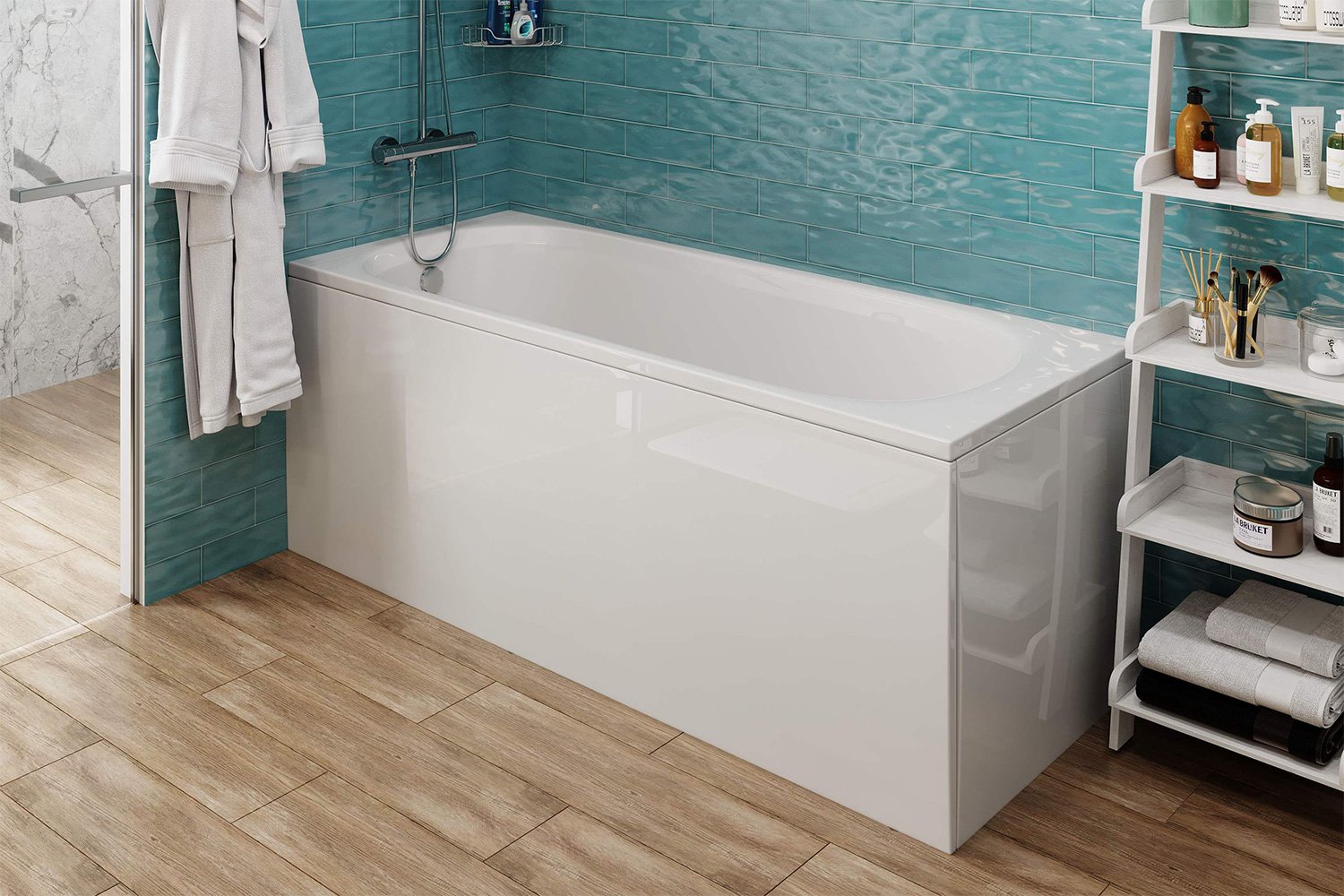 Ванна пристенная VAGNERPLAST Kasandra VPBA175KAS2X-04 175x70 см