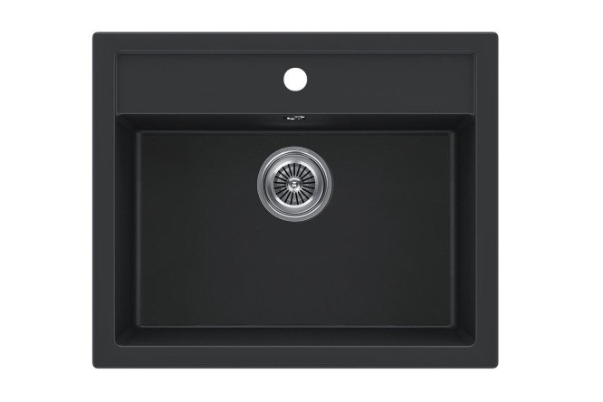 Мойка врезная KuchenSTERN Ku-Granit TOP 60 106BL10 56х50.5х19.5 см