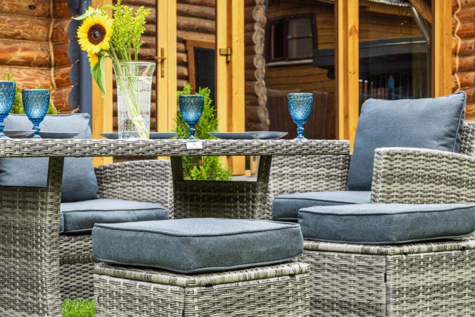 Комплект мебели Zoya цвет каркаса серый, отделки серый