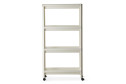 Этажерка 4-ярусная BERKRAFT Slim 53x103x17.5 см