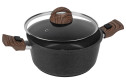 Кастрюля с крышкой PANAIRO Barbara Black 3.3 л