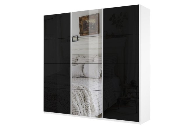 Изображение товара Шкаф-купе 3-дверный Cors 180x230 см с зеркалом и раздвижным механизмом