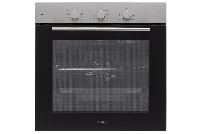 Изображение товара Электрический духовой шкаф KRONAsteel Element plus 60 IX KROE070 нержавеющая сталь черный