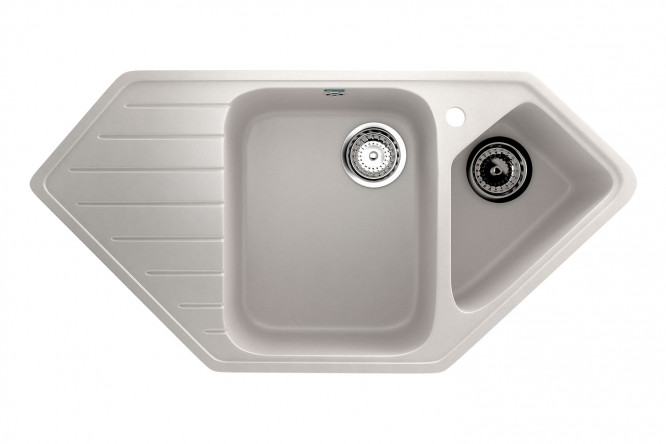 Изображение товара Мойка с крылом ULGRAN U-409 97х50х20 см искусственный мрамор