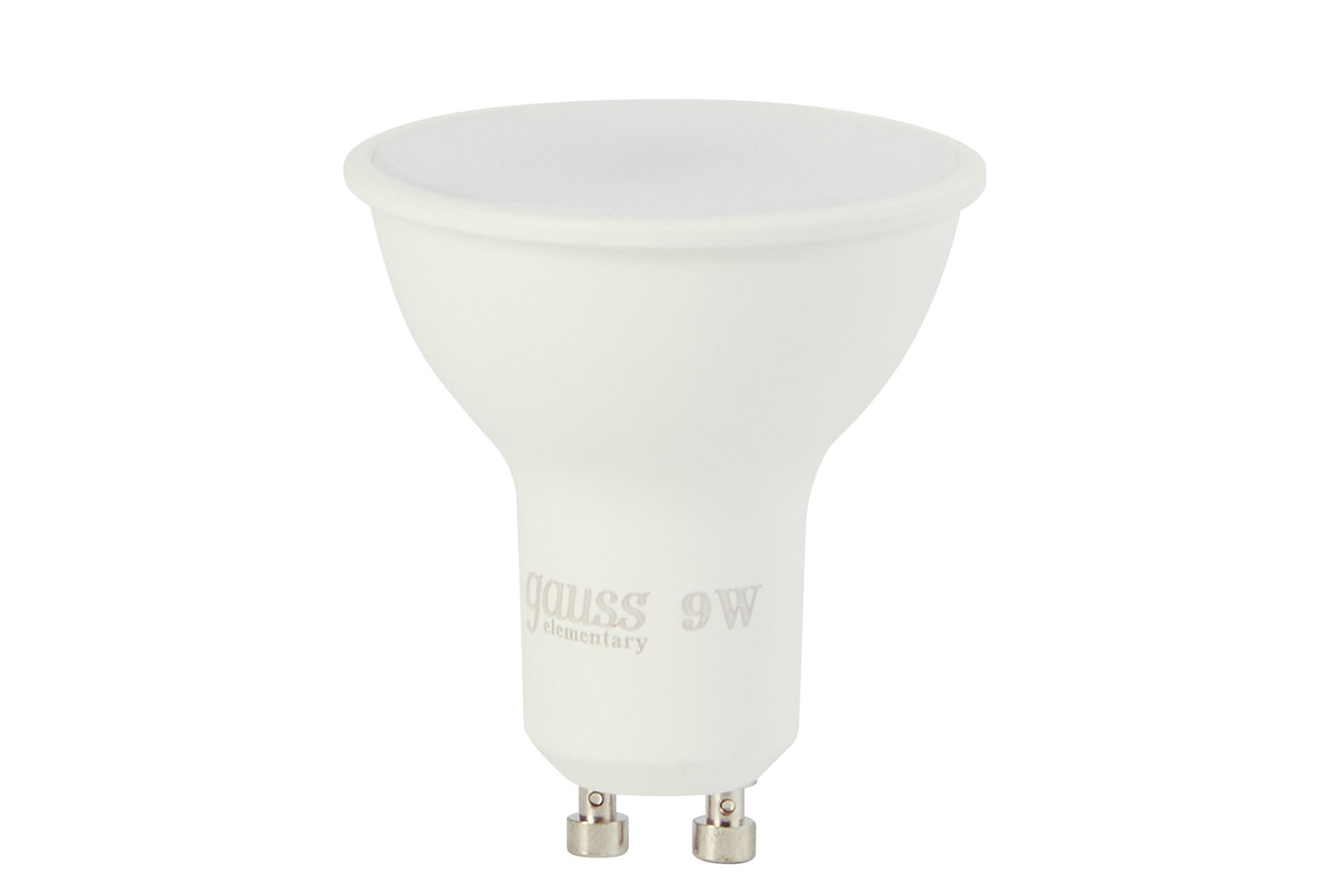 Лампа светодиодная Gauss Elementary MR16 640lm 3000К GU10, 9W, Софит, Тёплый