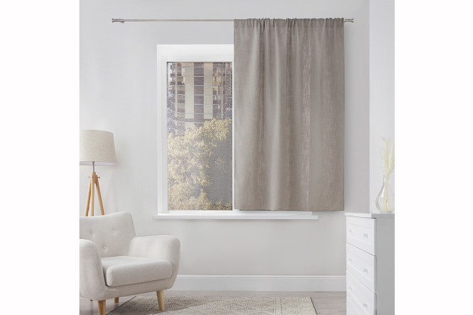 Изображение товара Штора для кухни на ленте MICASA Tina 140х180 см серый