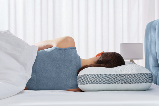 Анатомическая подушка SLEEPLAB Aster 45х60 см, Пенополиуретан и гель