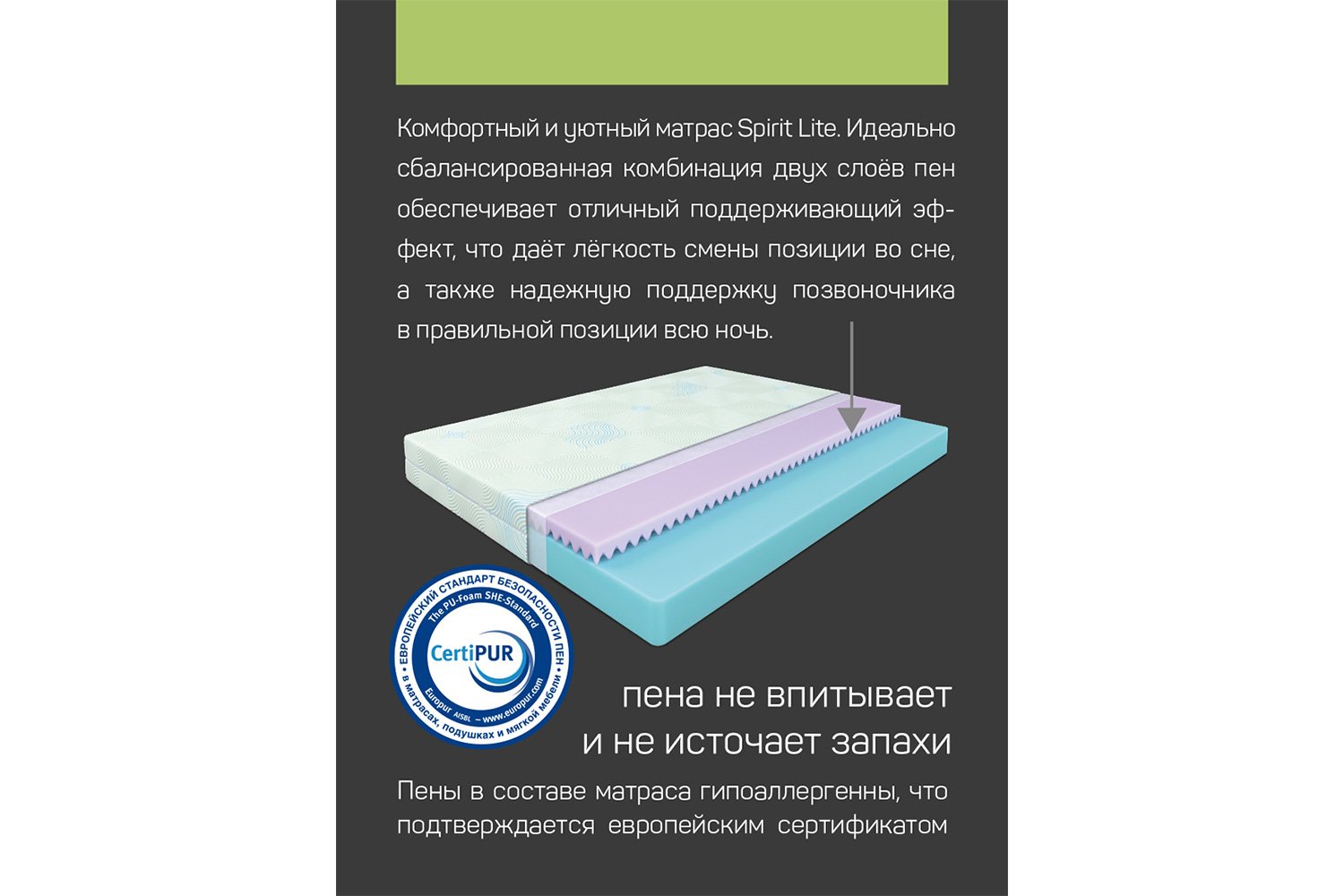 Матрас Air Sleep IQ Sleep описание
