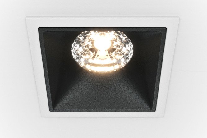 Светильник встраиваемый MAYTONI Downlight Alfa 8.5x6.3x8.5 см, LED