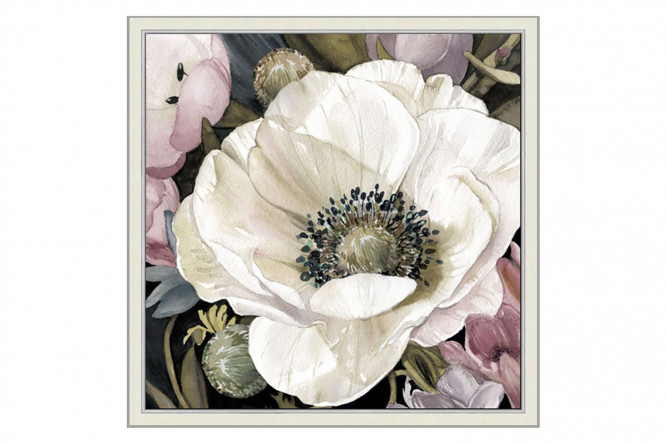 Изображение товара Репродукция в раме Анемоны 57х57 см для интерьера