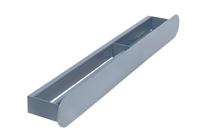 Изображение товара Полка для ванной комнаты Omega 71x10x8 см сталь серый