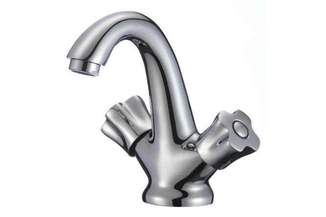 Изображение товара Смеситель для умывальника РМС SL116 161 хром вентильный надежный дизайн