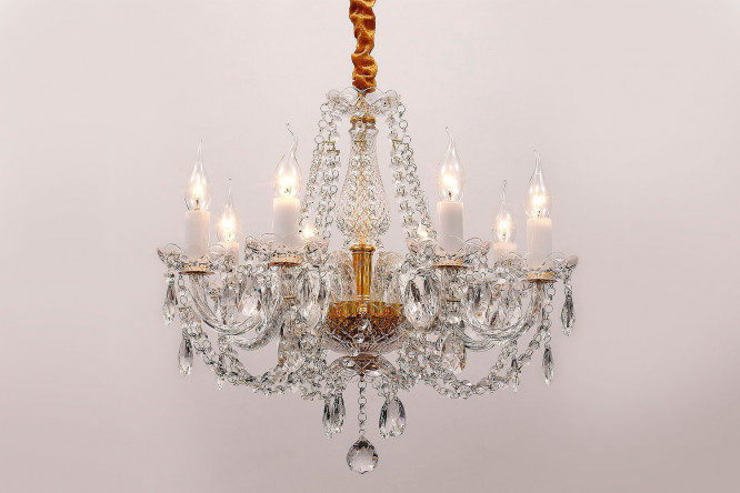 Изображение товара Подвесная люстра FAVOURITE Simone 16 кв.м., 57х149х57 см, E14