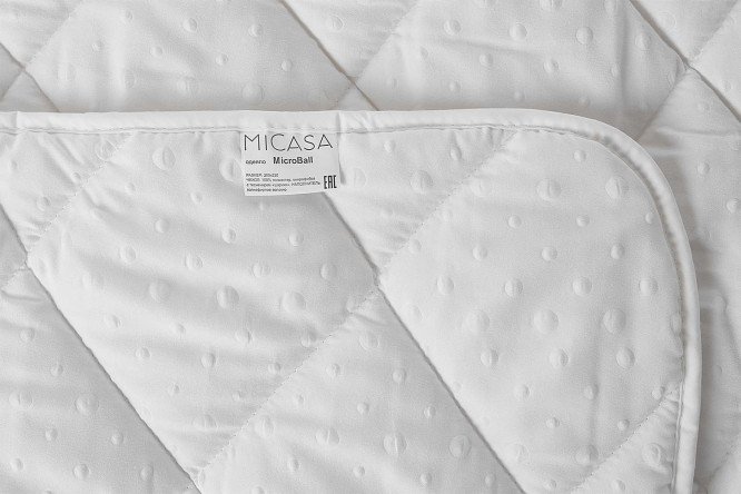 Одеяло MICASA Microball Полиэфирное волокно 140х205 см, 1,5 спальные