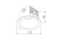 Светильник садово-парковый ELEKTROSTANDARD Light led Врезной, 18 Вт, LED