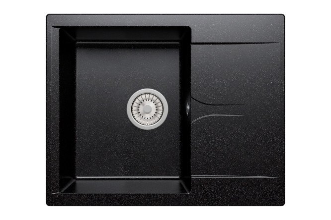 Изображение товара Врезная мойка POLYGRAN Gals-620 из мрамора 62х50х21.6 см с крылом