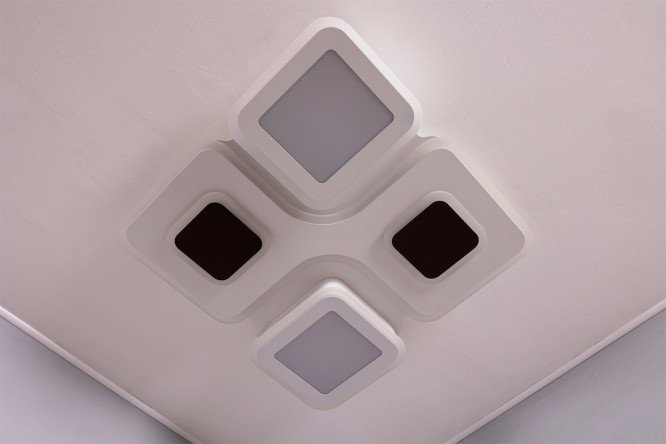 Фото 10 Люстра SCHAFFNER Diente 23 кв.м., LED, 55 см