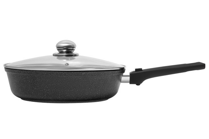 Изображение товара Сковорода PANAIRO Raitens induction 19 см с крышкой и съёмной ручкой
