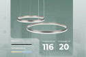 Люстра SEVEN FIRES Хелин 20 кв.м., LED, 60 см