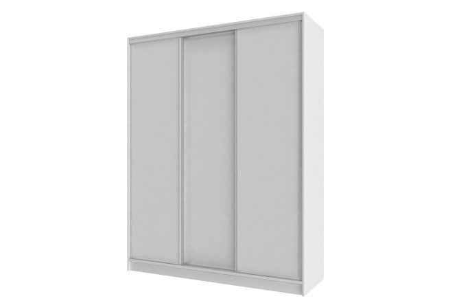 Изображение товара Шкаф-купе Home белый 180x229,5 см с тремя дверцами для спальни и гостиной
