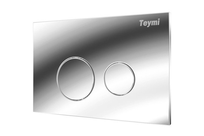 Клавиша с двойным смывом TEYMI Lina T70102CH для инсталляции
