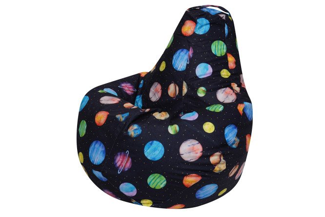 Изображение товара Кресло-мешок груша Галактика XXL большое велюр комфортное