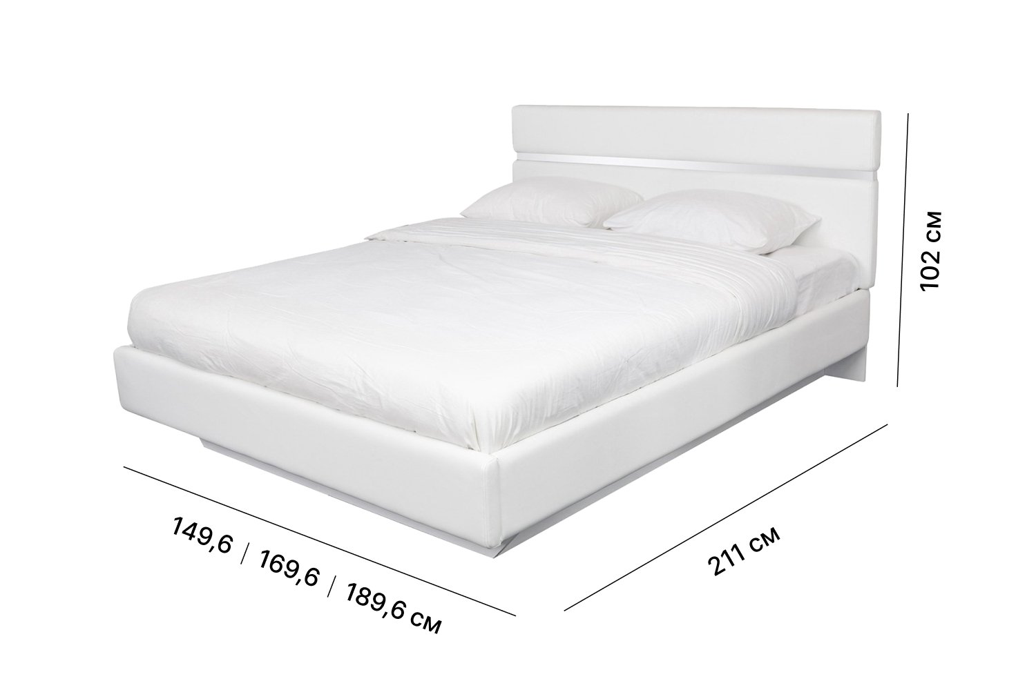 Кровать линда с подъемным механизмом 160х200