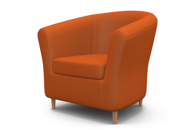 Изображение товара Кресло Евро Лайт из искусственной кожи 82,5х76х82 см max 120 кг