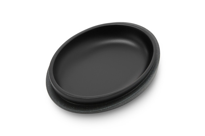 Изображение товара Мыльница Granit dark из полирезина - стильное и прочное решение для ванной