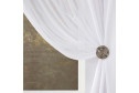 Тюль ESTUDI BLANCO Aqua 300х280 см, 1 шт., цвет белый