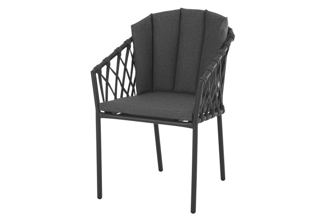 Изображение товара Стул HOFF Alford 58х80х60 см, цвет каркаса антрацит, отделки серый (FAS686)