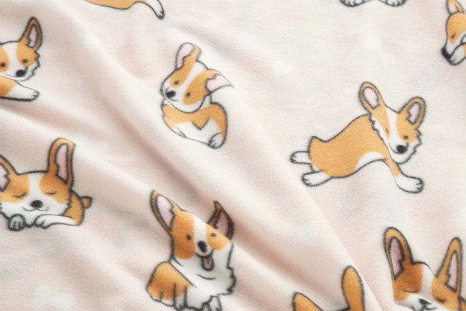 Плед MICASA Corgi Флис, 120х160 см