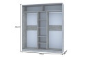 Шкаф-купе Home 200х229,5 см, светлый Atelier
