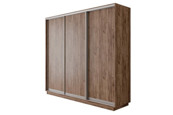 Изображение товара Шкаф-купе 3-дверный Оптима 180х220х60,1 см, дуб табачный