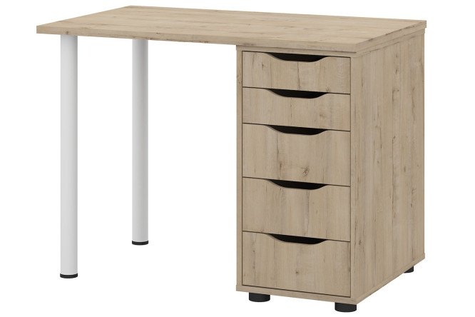 Изображение товара Письменный стол Alexys 100 с тумбой - стильное рабочее место