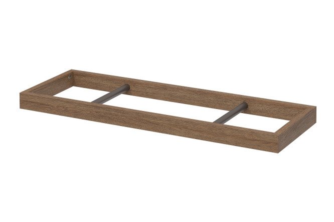 Изображение товара Штанга HOFF Блокс для каркаса шириной 100 и глубиной 35 см, цвет серый, дуб тёмный