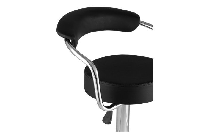 Фото 7 Стул барный Stool Group Орион New 54х106х49 см, цвет обивки чёрный