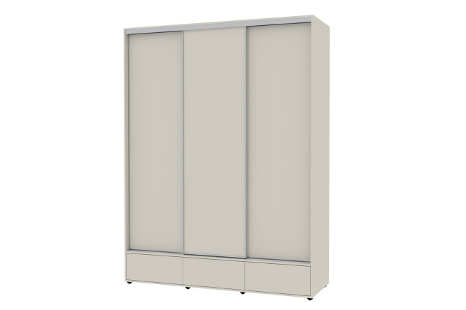 Изображение товара Шкаф-купе 3-дверный Mod 180х239х62 см дымчато-серый