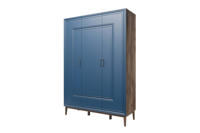 Изображение товара Шкаф для одежды Гориция с тремя дверями и фасадом из МДФ