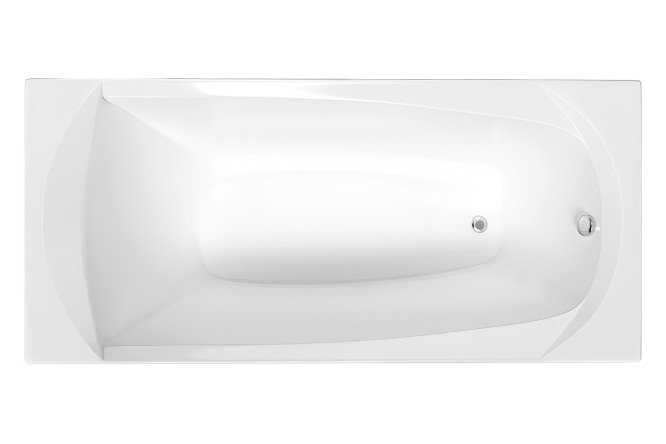 Изображение товара Ванна пристенная 1Marka Elegance 160x70 см, белая, акрил и стеклоровинг