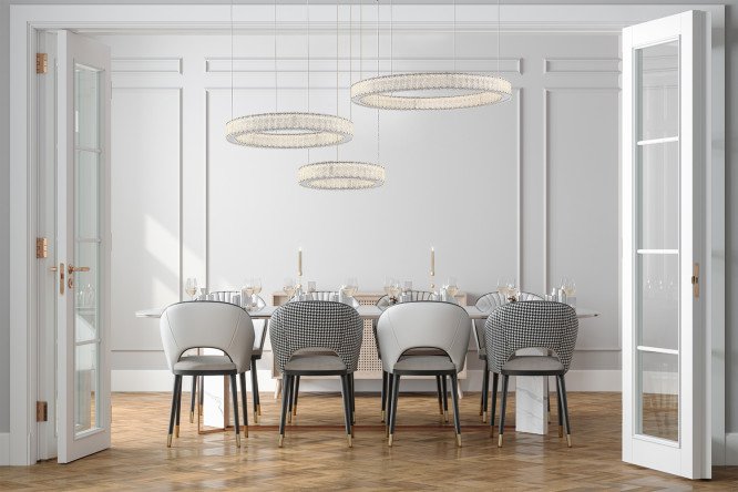 Люстра подвесная ST LUCE Latozzo 100 кв.м., LED, 130 см
