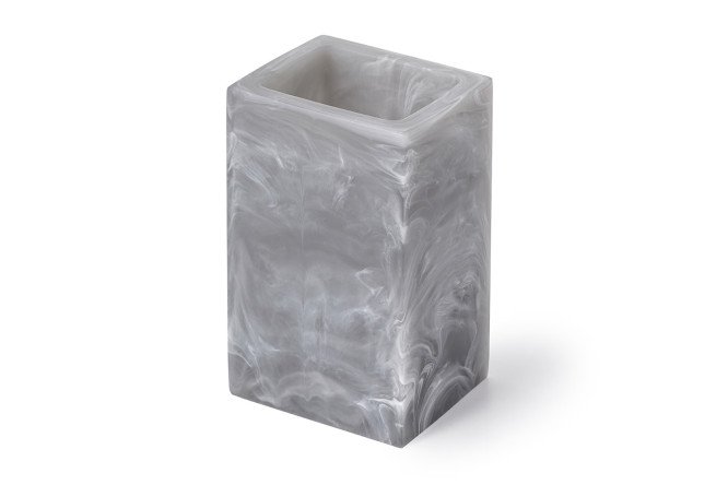 Изображение товара Стакан для зубных щеток EVIO Echo 7.3х10.9х6.2 см полирезин