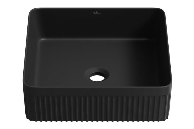 Изображение товара Накладная раковина Festive fox 2.0 319609000 36х12х36 см чёрный матовый фарфор