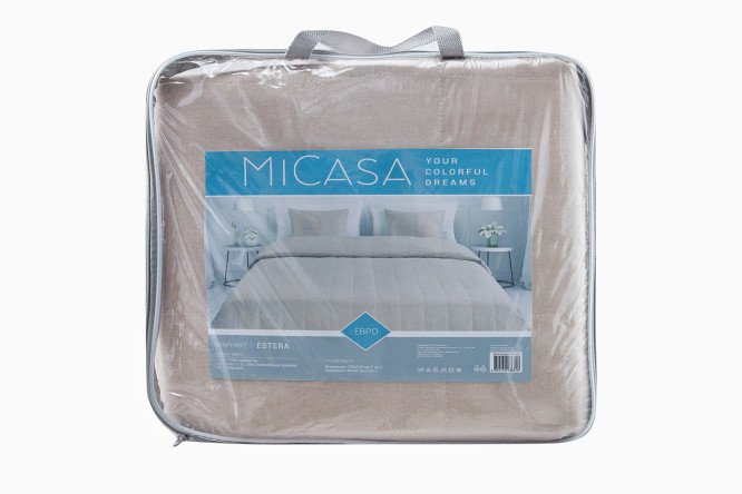 Комплект покрывало + наволочки MICASA Estera 220х240 см, Полиэстер