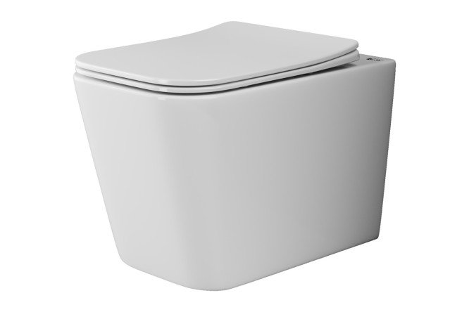 Изображение товара Унитаз подвесной CERAMICANOVA Cubic Rimless CN1806 36х37х53 см Изображение товара Унитаз подвесной CERAMICANOVA Cubic Rimless CN1806 36х37х53 см