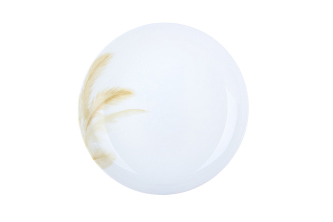 Изображение товара Глубокая стеклокерамическая тарелка Золотое перо для супов и салатов