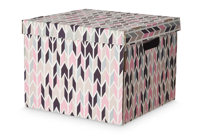 Изображение товара Коробка с крышкой Мозайка складная 32x25x32 см для хранения вещей