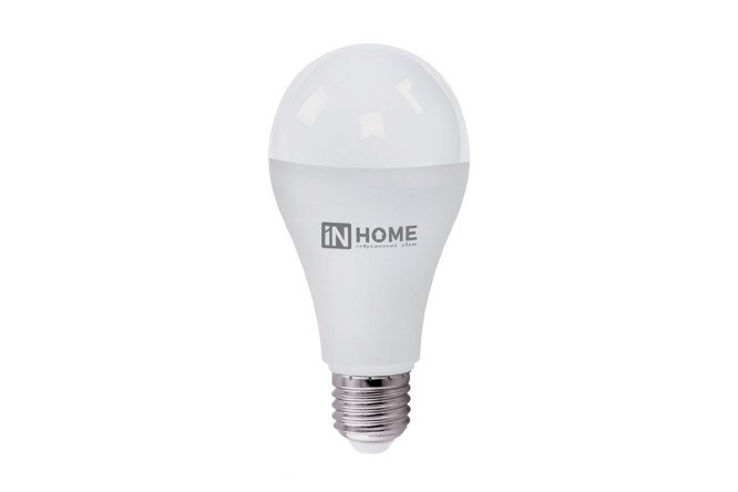 Изображение товара Лампа светодиодная IN HOME Vision care LED-A65-VC E27, 25W, Груша, 4000 К, Естественный