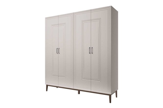 Изображение товара Шкаф для одежды Гориция с четырьмя дверями и МДФ фасадами