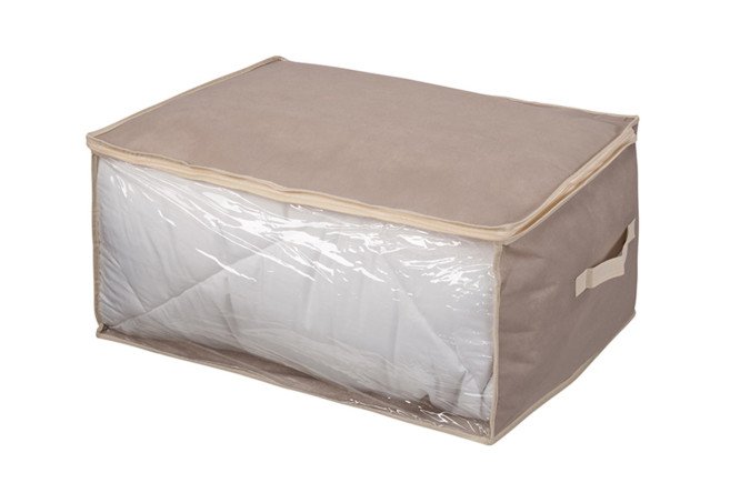 Изображение товара Кофр с крышкой для хранения вещей Вельвет 60x30x45 см